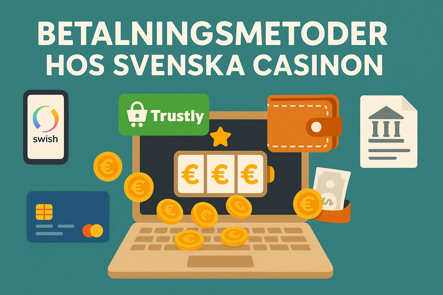 betalningsmetoder hos casinobolag
